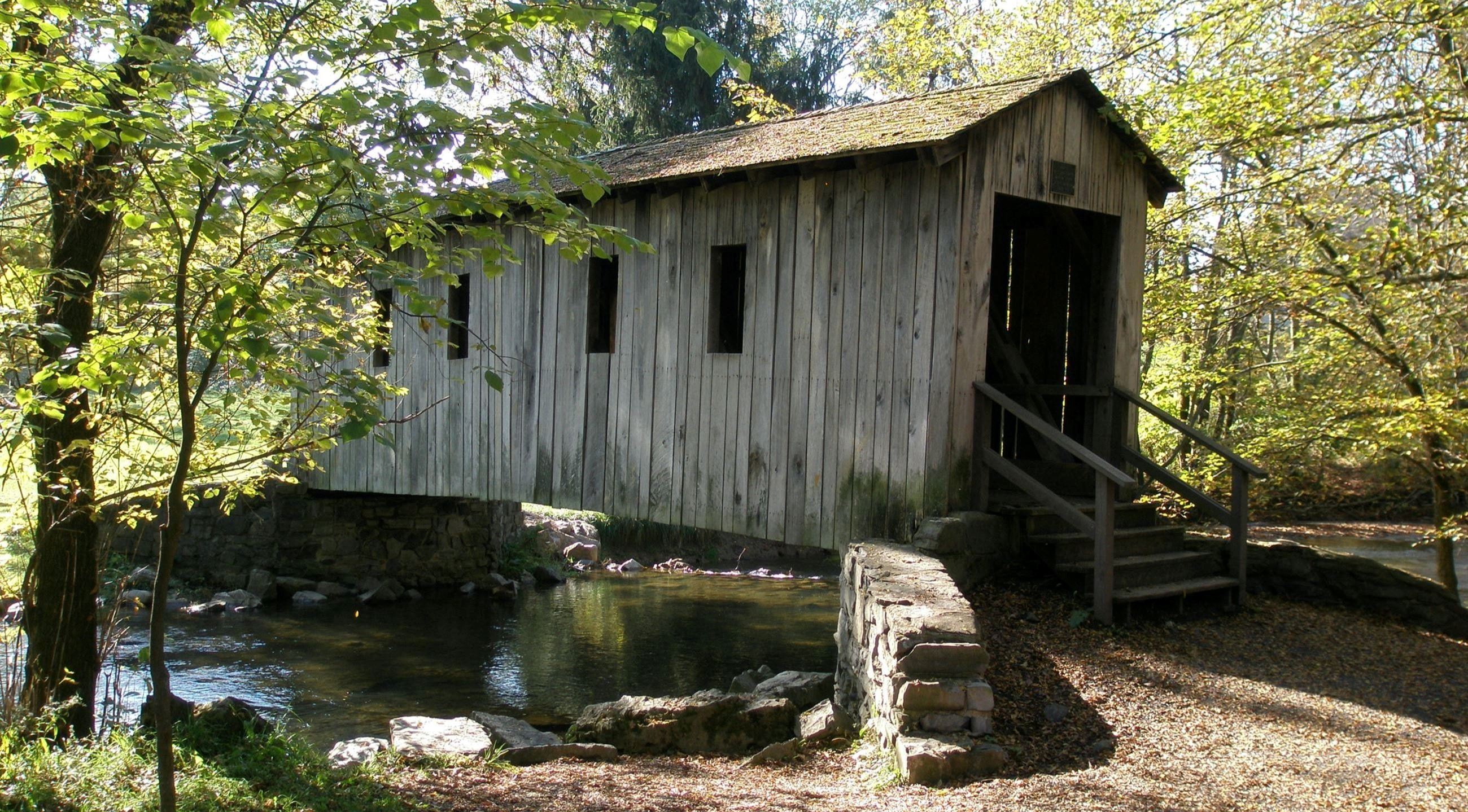 Covered Bridge Over Spring Creek